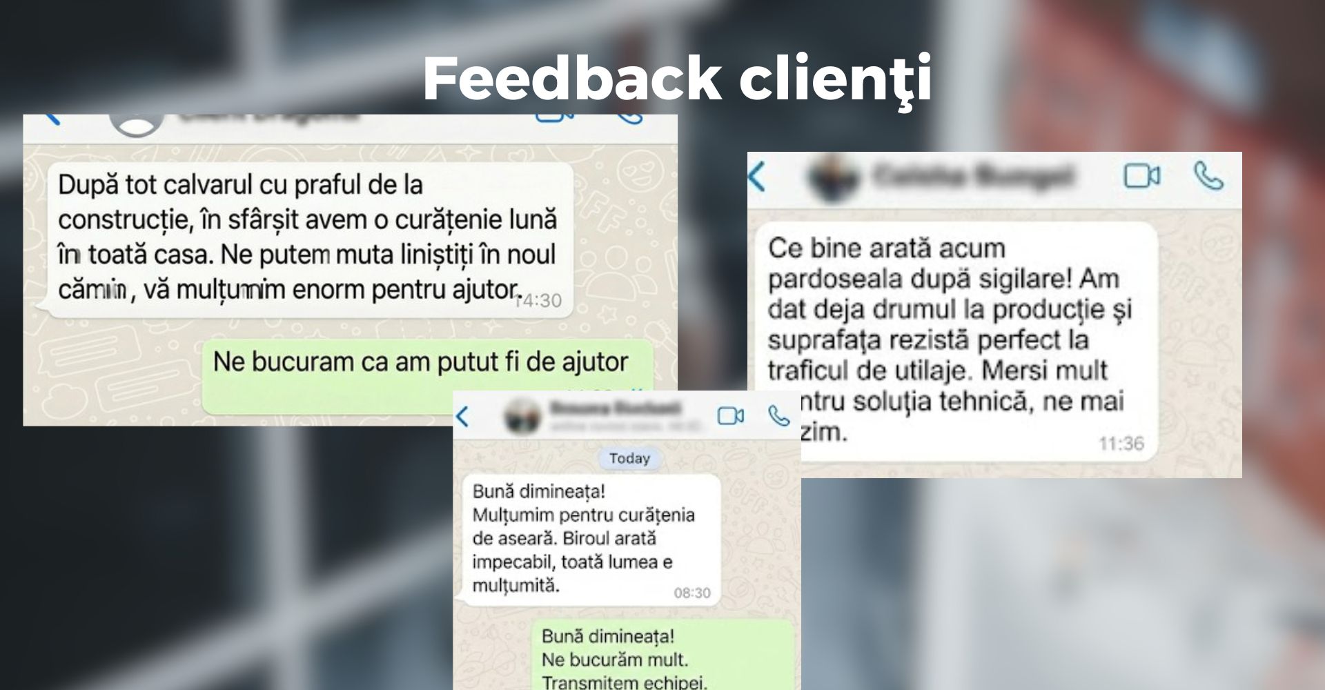 feedback curatenie dupa constructor